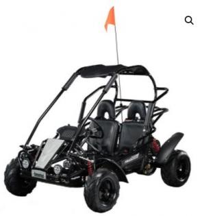 The Hammerhead MudHead 208R, a size up from the Torpedo, is our newest addition to the youth segment and now available in six colors. The MudHead 208R comes equipped with reverse and a 208cc (6.5 HP) LCT electric-start engine utilizing a manual choke for all-weather starting.  Other standard features include an adjustable driver’s seat, LED headlights, and a throttle governor.