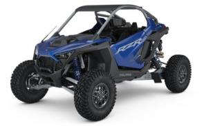 Next Level Strong
The desert delivers a pounding. RZR Pro R is made to take it. Its got the strongest cage and stoutest chassis ever found on a RZR. A strengthened driveline and stamped steel A-arms are strategically reinforced where it matters most.