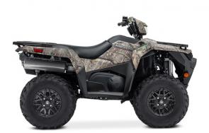 Suzuki, the inventor of the 4-wheel ATV, has created the worlds best sports-utility quad with bold styling plus more capability and reliability than ever before. The legacy of the iconic KingQuad remains fresh and exciting, and is ready for you to join its history. The 2022 KingQuad 500AXi SE Camo is easy to ride on any terrain with the capabilities that only a KingQuad possesses.