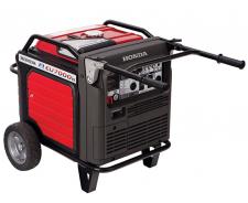 New 2017 HONDA EU7000IS 7000 watts, 120/240V
Perfect for home back up power, RVs, outdoor events, and more
Super quiet
Fuel efficient - runs up to 18 hours on 5.1 gal of fuel
Convenient electric start
Inverter - stable power for computers and more
Fuel injected - better fuel efficiency and lower maintenance