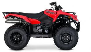 Whether you’re working hard or getting away from it all, the Suzuki KingQuad 400ASi helps you every step of the way. The fully automatic QuadMatic™ transmission has 2WD and 4WD modes to handle rough trail conditions while completing even the most demanding chores. Along with exceptional engine...