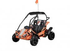 New 2018 HAMMERHEAD MUDHEAD 208R ORANGE The Hammerhead MudHead 208R, a size up from the Torpedo, is our newest addition to the youth segment and now available in six colors. The MudHead 208R comes equipped with reverse and a 208cc (6.5 HP) LCT electric-start engine utilizing a manual choke for all-weather starting. Other standard features include an adjustable driver’s seat, LED headlights, and a throttle governor.