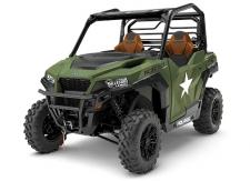 New 2018 POLARIS GENERAL 1000 EPS LIMITED EDITION MATTE SAGEBRUSH GREEN Any Task. Any Trail. The GENERAL™ 1000 EPS gives you versatility and power for any task and any trail, offering the hard-working heart of a RANGER® and the performance of a RZR®. With class-leading power and rugged features, youll be ready go where you want to go, get done what needs to get done, and dominate the off-road in the industrys best-selling crossover SxS. Premium Model Features:
4,500 lb. Polaris HD Winch
Premium Paint and Graphics Package
Front Bumper
Maxxis Coronado Tires
GENERAL 1000 EPS LE trim comes standard with Lock & Ride Headache Rack