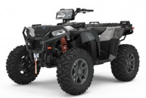 THE WORLD�S BIGGEST, THE WORLD�S BEST
The Sportsman XP 1000 S redefines the sport/rec ATV. Unthinkable stability with 55� stance, control and traction like never before with the 27� Duro Powergrip tires. And soak up massive holes and bumps with 14� performance tuned suspension travel.
89 HP ProStar Engine
Walker Evans Premium Shocks
500 lb of Total Rack Capacity
1,750 lb Towing Capacity
Exclusive ProSteer for Control and Bumpsteer Elimination
