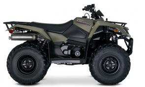 Whether you’re working hard or getting away from it all, the 2022 Suzuki KingQuad 400ASi helps you every step of the way. The fully automatic Quadmatic™ transmission has 2WD and 4WD modes to handle rough trail conditions while completing even the most demanding chores. Along with...