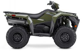 Suzuki, the inventor of the 4-wheel ATV, has created the worlds best sports-utility quad with bold styling plus more capability and reliability than ever before. The legacy of the iconic KingQuad remains fresh and exciting, and is ready for you to join its history. The 2022 KingQuad 750AXi Power Steering is easy to ride on any terrain with the capabilities that only a KingQuad possesses.