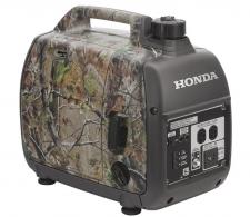 New 2017 HONDA EU2000I CAMO 2000 watts, 120V
Realtree™ APG camo exterior
Ideal for TV/DVD, satellite, fridge, coffee pot, and more
Super quiet
Fuel efficient - up to 8.1 hrs on 1 gal of gas
Inverter - stable power for computers and more