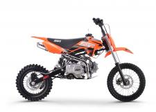 New 2019 SSR SRN125SEMI ORANGE The SSR SR125-SEMI is a great beginner bike for someone who wants to experience the trill of off-road riding without having to worry about stalling the motorcycle. This bike comes with a 4-speed semi automatic transmission meaning that all you have to do is put it in gear and go. Come to a stop in a gear and it will not stall. Great for practicing until you learn a manual transmission.