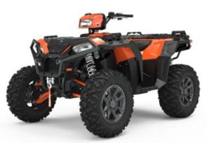 THE WORLD�S BIGGEST, THE WORLD�S BEST
The Sportsman XP 1000 S redefines the sport/rec ATV. Unthinkable stability with 55� stance, control and traction like never before with the 27� Duro Powergrip tires. And soak up massive holes and bumps with 14� performance tuned suspension travel.
89 HP ProStar Engine
Walker Evans Premium Shocks
500 lb of Total Rack Capacity
1,750 lb Towing Capacity
Exclusive ProSteer for Control and Bumpsteer Elimination
