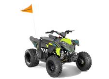 New 2018 POLARIS OUTLAW 110 EFI AVALANCHE GREY LIME SQUEEZE If They Like to Ride, They’ll Love to Drive.
Share the love of off-roading with your kids by starting them early. The Outlaw® 110 EFI is perfect for young drivers ages 10 and older with adult supervision, delivering reliable performance and standard safety features.
Ages 10+
Electronic Fuel Injection
Parent Adjustable Speed Limiting
Comes Standard with 1 Youth Helmet and Training DVD
Electric Start
Safety Tether