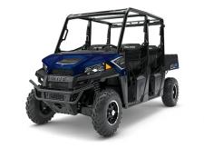 New 2018 POLARIS RANGER CREW 570-4 EPS NAVY BLUE METALLIC THE RANGER CREW 570-4 DELIVERS THE LEGENDARY, HARDEST WORKING PERFORMANCE, QUALITY, AND VALUE YOU EXPECT FROM THE RANGER 570, PLUS REFINED CAB COMFORT FOR 4 RIDERS. WITH BEST-IN-CLASS POWER, TOWING, AND PAYLOAD CAPACITY, YOU AND YOUR PASSENGERS WILL GET MORE DONE AROUND YOUR HOME OR PROPERTY, AND BE MORE COMFORTABLE WHILE YOURE AT IT. EPS MODEL FEATURES:
Electronic Power Steering (EPS)
Aluminum Black Xcelerator Wheels
Automotive Style Paint