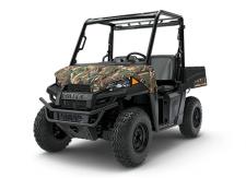 New 2018 POLARIS RANGER EV POLARIS PURSUIT CAMO THE RANGER EV FEATURES AN ULTRA-QUIET ELECTRIC MOTOR TO GO WITH HARDEST WORKING, SMOOTHEST RIDING RANGER PERFORMANCE. PERFECT FOR OPERATING INSIDE BARNS OR FOR STEALTHY TRIPS TO THE DEER STAND, THIS RANGER NEVER NEEDS GAS AND REQUIRES VERY LITTLE MAINTENANCE.