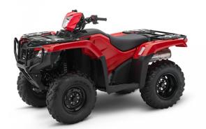 BE YOUR OWN BOSS
Are you that person that other people call when they need a problem solved? Someone they can count on when the chips are down? Then the Honda Foreman is the ATV for you. Because, just like you, it’s the ATV you can always count on. For 2022 there are three models in our Foreman lineup. Every one features a powerful 518cc engine, tough front and rear racks, an easy-to-use reverse system, a handy utility box and more. And every Foreman here uses a swingarm rear suspension that’s perfect for hard work or towing. Looking for a machine with Independent Rear Suspension (IRS)? Right this way: Check out our Foreman Rubicon models.

Important Safety Information: Recommended for riders 16 years of age and older. Honda recommends that all ATV riders take a training course and read their owners manual thoroughly.