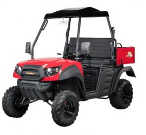 The Hammerhead R-150 is our light-duty, two-wheel drive utility vehicle that is ideal for cruising around the lake house or doing maintenance around your property. The R-150 features a stylish exterior and spacious interior. There is not a more affordable UTV on the market with this much durability, quality and comfort. Currently, we are offering the R-150 in Black, Blue, and Red.