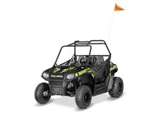 New 2018 POLARIS RZR 170 EFI CRUISER BLACK LIME SQUEEZE If They Like to Ride, They’ll Love to Drive. As the industry’s only youth side-by-side, the RZR® 170 EFI is designed to give kids 10 years and older the joy of driving while providing safety features parents will love.
Ages 10+
Electronic Fuel Injection
Parent Adjustable Speed Limiting
Seat Belt & Safety Nets
Protective Cage
Tilt Steering
Adjustable Seat
Comes Standard with 2 Youth Helmets and Training DVD