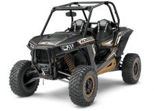 New 2018 POLARIS RZR XP 1000 EPS TRAILS AND ROCKS EDITION GOLD MATTE METALLIC OFF-ROAD PERFORMANCE STARTS WITH POWER, AND THE RZR XP 1000 DELIVERS 110 HIRSES OF IT AT 8,000 RPM WITH THE PROVEN PROSTAR 1000 H.O. ENGINE. THE HEART OF THIS RZR DELIVERS TORQUE (UP TO 71 LB-FT OF IT) AS SOON AS YOU STEP ON THE GAS FOR PURE OFF-ROAD EXCITEMENT ON TRAILS, DUNES, DESERTS, AND MORE. TRAILS AND ROCKS EDITION FEATURES:
NEW! 55% lower low gear
NEW! Xtreme performance True On-Demand All Wheel Drive
NEW! Low speed throttle mapping
ProArmor crawler XG tires with Beadlocks
High Clearance Front & Rear Suspension
Standard 4,500 lb. Polaris Winch
NEW! Gated Shifter
Strengthened Front Half Shafts
Click 6 Harnesses
14” Ground Clearance
Front Bumper & Rock Sliders
Rear View Mirror & High Visibility Front Fender Flares
And More