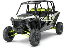 New 2018 POLARIS RZR XP 4 1000 EPS WHITE LIGHTNING THE RZR XP 4 1000 SET THE BENCHMARK FOR XTREME PERFORMANCE ON ALL TERRAIN, FEATURING THE ULTIMATE COMBINATION OF POWER, SUSPENSION, AND AGILITY. WHETHER YOURE TEARING THROUGH THE TRAILS, CLIMBING DUNES, OR BLAZING ACROSS THE DESERT FLOOR, YOU AND YOUR PASSENGERS WILL GET ALL THE THRILLS OF OFF-ROADING IN A RZR XP 4 1000.