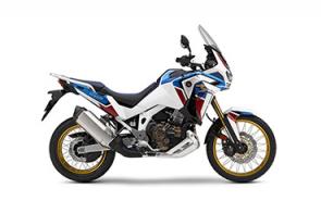 New 2020 HONDA AFRICA TWIN ADVENTURE SPORT ES DCT PEARL GLARE WHITE/BLUE If you’re into a little long distance adventure touring, our Africa Twin Adventure Sports ES models are loaded with even more features, like electronically controlled suspension, an adjustable windscreen, larger fuel tank, heated grips, tubeless tires, and more.