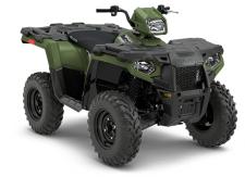 New 2018 POLARIS SPORTSMAN 450 HO SAGE GREEN DURABLE. RELIABLE. BUILT TO LAST.
When you’re working on your property or out on the trail, you can’t afford down time. The Sportsman 450 H.O. is durable, reliable, and built to last.
NEW! Our half shaft drive axles have been redesigned to increase strength and durability over the toughest terrain.
Electronic Fuel Injection (EFI) for reliable cold start.
Steel framed Lock & Ride® racks.
STX vinyl seat for all-weather durability.