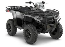 New 2018 POLARIS SPORTSMAN 450 HO UTILITY EDITION GHOST GREY DURABLE. RELIABLE. BUILT TO LAST.
When you’re working on your property or out on the trail, you can’t afford down time. The Sportsman 450 H.O. is durable, reliable, and built to last.
NEW! Our half shaft drive axles have been redesigned to increase strength and durability over the toughest terrain.
Electronic Fuel Injection (EFI) for reliable cold start.
Steel framed Lock & Ride® racks.
STX vinyl seat for all-weather durability.
Utility Edition Features:
Front & Rear Sportsman 570/450 H.O. Steel Rack
Heavy Duty Farm and Ranch Front Bumper
Front & Rear Receiver Hitch
Steel Front Lower Bumper