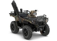 New 2018 POLARIS SPORTSMAN 570 SP HUNTER EDITION POLARIS PURSUIT CAMO The Sportsman® 570 SP delivers the hardest working, smoothest riding performance that makes Sportsman the best selling automatic 4x4 ATV of all time, and comes fully loaded with the Premium SP Performance Package to confidently tackle any trail.
Legendary Sportsman 570 Features Plus:
High Performance True On-Demand All Wheel Drive (AWD)
Engine Braking System (EBS) with Active Descent Control (ADC)
Dual A-Arm Front Suspension with 8.25 of Travel
Standard Electronic Power Steering (EPS)
26 Aggressive CST Tires with 14 Cast Aluminum Wheels
Polaris Pursuit Camo
2,500 lb. Polaris HD Winch
Gun Scabbard
Front and Rear Bumpers
Rear Rack Extender
Hand and Thumb Warmers
Work Lights
