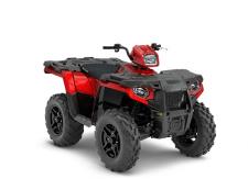 New 2018 POLARIS SPORTSMAN 570 SP SUNSET RED The Sportsman® 570 SP delivers the hardest working, smoothest riding performance that makes Sportsman the best selling automatic 4x4 ATV of all time, and comes fully loaded with the Premium SP Performance Package to confidently tackle any trail.
Legendary Sportsman 570 Features Plus:
High Performance True On-Demand All Wheel Drive (AWD)
Engine Braking System (EBS) with Active Descent Control (ADC)
Dual A-Arm Front Suspension with 8.25 of Travel
Standard Electronic Power Steering (EPS)
26 Aggressive CST Tires with 14 Cast Aluminum Wheels