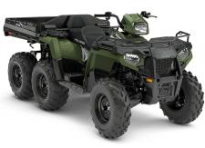 New 2018 POLARIS SPORTSMAN 6X6 BIG BOSS 570 EPS SAGE GREEN The Sportsman® 6x6 570 features 6x6 AWD for ultimate traction, the industry’s largest cargo system, an industry leading 6.75 gal. fuel tank, and an integrated passenger seat system to bring along a helping hand while you tackle the biggest jobs around your home or property. Go farther, work harder, and get more done.