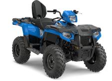 New 2018 POLARIS SPORTSMAN TOURING 570 EPS VELOCITY BLUE The Sportsman® Touring 570 delivers the hardest working, smoothest riding performance that makes Sportsman the best selling automatic 4x4 ATV of all time, along with an integrated passenger seat system for 2-Up versatility. With our seating system, specially designed for full comfort and support, you’ll be ready to take on any job or trail whether you go it alone or bring a friend along for the ride.