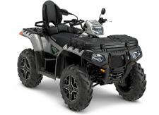 New 2018 POLARIS SPORTSMAN TOURING XP 1000 SILVER PEARL The Sportsman® Touring XP 1000 is the world’s most powerful ATV with an integrated passenger seat system for 2-Up versatility. Combining legendary ride and handling, hardest working power, and the premium XP Performance Package to give you and your passenger the ultimate sport utility experience.
High-Performance Close Ratio On-Demand All Wheel Drive
Standard Engine Braking System (EBS) with Active Descent Control (ADC)
Dual A-Arm Front Suspension with 8.25 of Travel
Standard Electronic Power Steering (EPS)
26 PXT tires with 14 Cast Aluminum Wheels
Automotive Style Paint with Custom Graphics Package