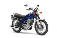 New 2018 YAMAHA SR400 GALAXY BLUE
Charismatic, Torquey Engine
The SR400™ is powered by a 399cc, single-cylinder, air-cooled, SOHC, 2-valve engine that produces a torquey, “thumper” engine character that makes it an absolute blast to ride. Fuel injection gives the motor fantastic response and modern practicality.
Light and Compact
The SR400 weighs a mere 384 pounds and has a slim chassis and natural riding position with a low, 30.9-inch seat height. This combination makes for a machine that is well suited to both entry riders as well as experienced enthusiasts.
Authentic Kick Starter
Virtually unique among today’s street bikes, there’s no push-button starter. The SR400 is equipped with an easy-to-use kick starter as the only means of getting the engine running. That will draw smiles from old-school motorcycle fans and appeal to more modern motorcycle enthusiasts who value authenticity in their motorcycle.
Built to Customize
The Yamaha SR400 is the perfect motorcycle for both the custom bike builder and the rider who loves personalization. The SR is world renowned for its basis as the perfect platform as a Café or Street Tracker machine. Personalization and customization are limited only by the designer’s imagination.