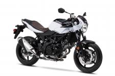 New 2019 SUZUKI SV650X BLACK/WHITE If you’re looking to get out on the road on a sporty bike with café racer styling, look no further than Suzuki’s SV650X.
