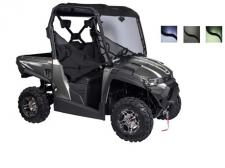 New 2019 KYMCO UXV 450I LE PRIME EDITION The UXV 450i LE Prime has been upgraded from the LE model with features including Stage 1 Elka shocks. Front and rear bumpers provide extra protection from scratches and dents. The hard top and windshield make this model functional and fun. All UXV 450i models conveniently fit into most full-sized pickup trucks for easy transport. (Available in Matte Black, Seattle Blue and Flat Deep Green)