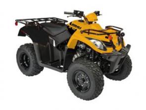 Utilitarian yet fun, this versatile and low maintenance ATV is perfect for a transitional rider who knows how to work and play. Cargo racks and tow hitch help you get the job done and play in the mud after.