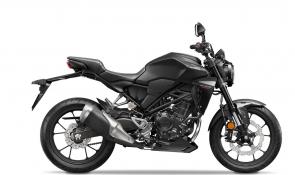 Match your style and fill your need for thrills, with this lightweight and responsive machine that’s built to excel in real-world riding conditions. The CB300R offers compact power from a narrow single cylinder engine, inside a frame that prioritizes precise handling, and athletic comfort. There’s also quality-of-life improvements for 2023, like a gear position indicator on the LED instrument panel. It’s the economical choice with premium build quality and features, like standard anti-lock brakes.
CB300RA