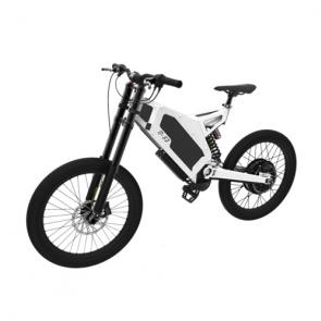 The Stealth B-52 represents the perfect blend of electro-mechanical synergy by combining your intrinsic muscle power with a silent, high torque, brushless DC hub motor to produce a riding experience like nothing else on Earth.

Glide across the planet at astonishing speeds as the Stealth B-52’s enduro inspired suspension swallows up the toughest trails while always poised and ready for launch

Specs:
Top Speed: 50 mph
Range: Standard Battery: 60 miles
Long Range Battery: 100 miles
Peak Power: 6.2 kW
Battery Capacity: 2.0 kWh
Recharge Time: 3 hours
Front Suspension: 200mm
Rear Suspension: 250mm
Brakes: Magura MT5 4 piston hydraulic brakes
Weight: 112lbs

Available in standard colors: Black Ace, Camo Grey, Devil’s Red, and Snow White 

Accessories & Available Upgrades:
	Headlight
	Kickstand
	Magura MT7 Brakes
Additional Color Options: Yellow, Orange, Blue, and Army
Color options are fully customizable to get the exact look you want.