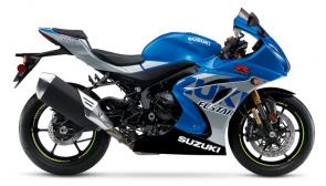 In 1985, Suzuki revolutionized the sportbike category with the introduction of the original GSX-R750, and then created another milestone in 2001 with the introduction of the GSX-R1000. Using the lithe chassis of the GSX-R750 and a 988cc inline four-cylinder engine design that Suzuki is renowned for, Superbike performance became available to riders everywhere.

At the pinnacle of the GSX-R family of ultra-high-performance motorcycles, the 2022 GSX-R1000R’s versatile engine provides class-leading power that is delivered smoothly and controllably across a broad rpm range. Like the original GSX-R1000, the 2022’s compact chassis delivers nimble handling with excellent suspension feel and braking control, ready to conquer a racetrack or cruise a country road. Advanced electronic rider aids such as traction control, launch control, and a bi-directional quick shifter enhance the riding experience while the distinctive, aerodynamic GSX-R bodywork slices through the wind.

The GSX-R1000R is equipped with Showa’s BFF and BFRC-Lite suspension components to create an unmatched combination of reliability and performance that can rule any track day. Up front, fed by stainless steel brake lines, radially mounted Brembo Monobloc brake calipers grasp a pair of 320mm Brembo T-drive floating brake rotors for strong stopping power with outstanding response and feel.

With a stunning appearance creates as much envy as its performance, this GSX-R1000R comes with a historic Metallic Triton Blue and Metallic Mystic Silver paint scheme similar to the Team Suzuki ECSTAR MotoGP livery. 

The GSX-R1000R continues its reign as the best liter-class supersport with an unmatched combination of reliability, durability, usability, and overall performance with excellent racing potential in a striking package that respects the GSX-R legacy.