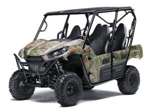 Eager for action, Kawasaki Teryx4� side x sides are built to dominate the trails. With the perfect combination of rugged sport performance and capability, these vehicles are made to conquer the outdoors with up to four passengers on-board.
