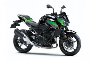 A fiercely authentic supernaked, the Kawasaki Z400 ABS motorcycle exudes fresh street style and is immediately recognizable in a crowd with a compact chassis and aggressive styling. Comfortable, balanced and capable, the Z400 ABS offers a visceral riding experience thats sure to turn heads.