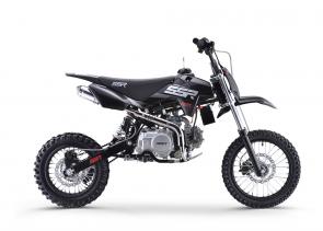 ENGINE	 
 	Engine Type	BangEn™, Single Cylinder, 4 Stroke, Air Cooled
 	Displacement	124 cc
 	Bore x Stroke	54 mm x 54 mm
 	Rated Output	7.3 hp @ 7,500 rpm
 	Fuel Supply	Carburetor, 22 mm
 	Ignition	CDI
 	Starter	Electric (Battery 12 v 3 ah)
 	Transmission	Automatic
 	CHASSIS
 	Front Suspension	Hydraulic, Conventional
 	Rear Suspension	275 mm Mono Shock
 	Front Brake	Disc
 	Rear Brake	Disc
 	Front Wheel / Tire	Steel / 2.50 - 14
 	Rear Wheel / Tire	Steel / 3.00 - 12
 	Frame	Double Bar Steel Frame
 	Swingarm	Steel, Straight Type
 	DIMENSIONS	 
 	Wheelbase	47 inches
 	Seat Height	30 inches
 	Ground Clearance	10.5 inches
 	Fuel Tank	0.8 gallons
 	Weight	129 pounds
 	L x W x H	65 x 29 x 40 inches
 	OTHER	 
 	Colors	Red, Blue, Green, Orange, Black, White
 	Warranty	30-day (Parts Only) Limited Warranty Coverage