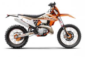 The KTM 300 XC-W TPI ERZBERGRODEO limited edition is a force to be reckoned with - not unlike the Iron Giant itself. This nimble, lightweight all-terrain master fears no obstacle, making it the ultimate extreme enduro machine. Packed with a select series of KTM PowerParts and a unique graphics kit to commemorate this special event, the KTM 300 XC-W TPI ERZBERGRODEO is all the enduro motorcycle you will ever need to conquer the worlds most extreme enduro race. 