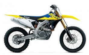 The RM-Z450 epitomizes Suzuki’s “Winning Balance” philosophy with strong brakes for controlled stopping power, a wide spread of engine muscle with high peak power, and a strong, light, and more nimble chassis that remains the class standard for cornering performance and extraordinarily precise handling. Add to that leading ergonomics, beautiful styling and unmatched reliability and you’ve got the perfect race-ready machine.