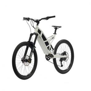 Derived from its road legal cousin, the Stealth P-7R is an entry level trail blazer which has no rivals. Weighing in at just 63lbs, the P-7R feels light and nimble, with smooth yet responsive power delivery. The P-7R has a gear range low enough to climb steep hills or ride with out electrical assistance or high enough to maintain pedal assistance at elevated speeds. Its concentric, roller bearing swingarm pivot helps to minimize pedal bob and reduces the number of moving/wearing suspension parts and minimizing your service intervals.

For those who like to spend more time in the saddle, the long range battery upgrade will allow riders to reach up to 100 mile range as a pedelec.

Specs
Top Speed: 32 mph
Range: Standard Battery: 60 miles
Range Long Range Battery Upgrade: 100 miles
Power: 1.5kW
Front Suspension: 180mm
Rear Suspension: 120mm
Weight: 63lbs

Available in colors: Black Ace, Camo Grey, Devil’s Red, and Snow White 