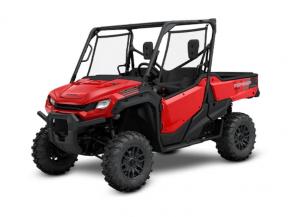 MEET OUR NEWEST PIONEERS
Maybe you want a side by side for work. Maybe it’s for play. And maybe it’s for both. But one thing’s for certain: Honda’s Pioneer 1000 lineup is the cream of the crop. Best of all, this year they’re even better with some major upgrades throughout the line and the addition of our new Forest and Trail models, which are decked out with a special selection of your favorite accessories pre-installed right at the factory.

First, we now have four offerings in our three-seat lineup: the Pioneer 1000, the Pioneer 1000 Deluxe, and the new Pioneer 1000 Trail and Pioneer 1000 Forest. Plus, all Pioneer 1000 models now offer more power from their Honda Unicam engines, a new instrument panel, new, larger cupholders, upgraded tires and wheels, new Electric Power Steering, new graphics and front-grille design, and much, much more. And some even offer new under-dash and under-seat storage as well, and a new bed light. And remember, if you need more seating, just check out our five-seat Pioneer 1000-5 models. No matter which Pioneer you choose, you’ll be getting Honda legendary durability, quality, and reliability too.

More models, more features, more improvements—the Honda Pioneer 1000 line is our strongest ever!
