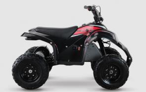 SPECIFICATIONS

*

 	MOTOR	 
 	Motor Type	Electric
 	Power	350 watt
 	Controller	High / Low Speed Switch
 	Drive	Throttle & Go
 	CHASSIS
 	Front Suspension	N / A
 	Rear Suspension	Rear Mono Shock
 	Front Brake	N / A
 	Rear Brake	Disc
 	Front Wheel / Tire	Steel / 12x5.00 - 6
 	Rear Wheel / Tire	Steel / 12x5.00 - 6
 	DIMENSIONS	 
 	Wheelbase	28 inches
 	Seat Height	21 inches
 	Ground Clearance	2.4 inches
 	Battery**	Lead-acid x 2, 24 v 10 ah
 	Maximum Speed	9 mph***
 	Weight	88 pounds
 	Weight Capacity	110 pounds
 	L x W x H	44 x 26 x 29 inches
 	OTHER	 
 	Colors	Blue, Red, Pink
 	Warranty	90-day Limited Warranty Coverage 