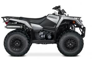 Whether you’re working hard or getting away from it all, the Suzuki KingQuad 400ASi helps you every step of the way. The fully automatic QuadMatic™ transmission has 2WD and 4WD modes to handle rough trail conditions while completing even the most demanding chores. Along with exceptional engine performance across the powerband, its high-performance iridium spark plug and Pulsed-secondary AIR-injection (PAIR) system helps provide outstanding fuel efficiency and clean emissions.
