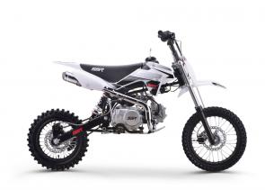 REDESIGNED PLASTICS (PATENT PENDING) - 5-POLE STATOR - RACING MUFFLER - DOUBLE BAR FRAME 