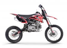 If you enjoy trail riding but want to hit the harder trails, then the SR140TR is what you are looking for. On this model you get adjustable suspension and an upgraded 140cc engine capable of pulling you out of any situation. The 140cc engine is powerful yet not extreme like the 170cc engines we carry. Perfect middle ground with adjustable suspension and a taller stance for older kids and adults.